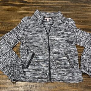 Juicy Couture Black and Gray Knit Sweater